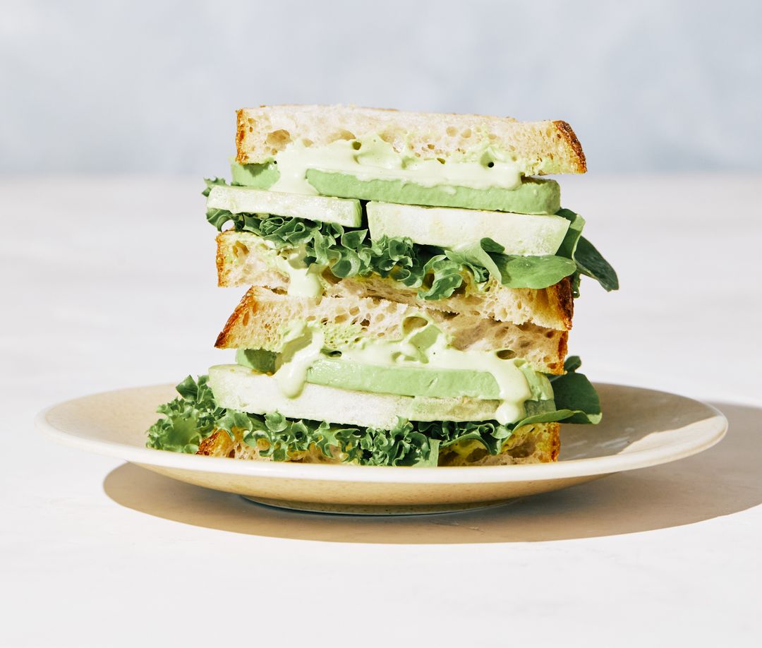 G.L.T. Sandwich (Green Lettuce and Tomatillo)